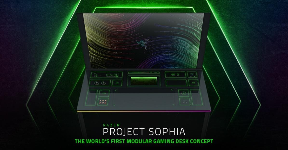 Modular Gaming Desk Concept - Razer Project Sophia